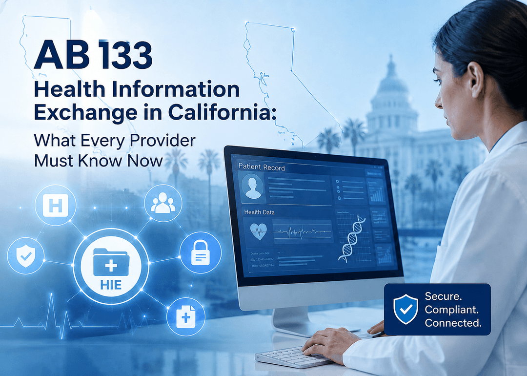AB 133 Health Information Exchange in California