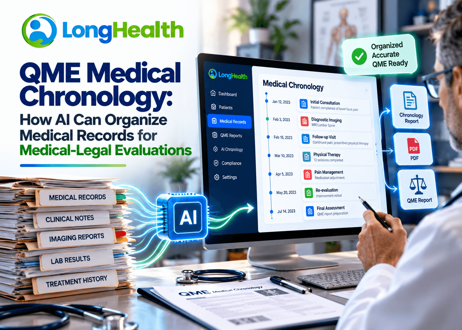 QME medical chronology